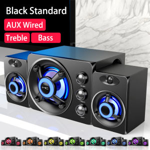 Loa Bluetooth 3D Stereo HIFI Có Đèn LED Kết Nối Có Dây/không Dây AUX USB Âm Thanh Vòm Rạp Hát Gia Đình Cho TV