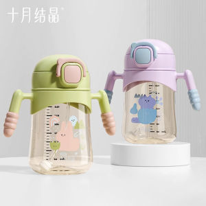 TEN-M JOURNEY Sippy Cup for Toddler with Straw Spill Proof PPSU Water Bottle with Handle for Babies