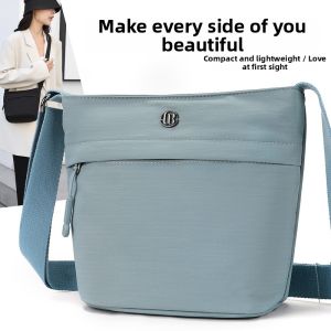 CHIBAO | Large Capacity Crossbody Commuter Tote Canvas Bucket Bag