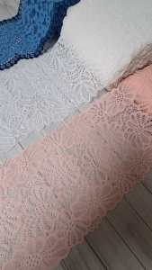 (Per Meter) RDS16 Renda Stretch / Renda Elastis / Renda Lebar 16Cm -165Cm