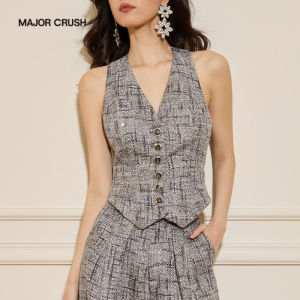 French Elegant Luxury Small Fragrance Style Vest Trousers