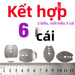 6 Cái Lưỡi Câu Jig Bằng Thép Không Gỉ Phụ Kiện Mồi Câu Chatterbait Spinner Dành Cho Câu Cá Nước Ngọt Và Nước Mặn