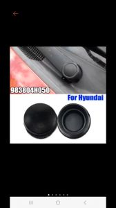 [HCM] Set 2 nắp đậy cần gạt nước mưa phía trước (27mm x 14mm) bằng cao su cho xe hơi Hyundai