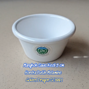 Mangkok Saus Kecil 9 cm Horeka Porcelaine Melamine - Golden Dragon SC1001