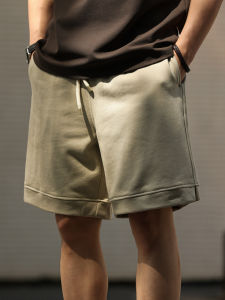 Quần Short Thể Thao Thường Ngày BGYO 340g Nặng Nam Quần Năm Mảnh Cạp Chun May Vá Thêu Quần Nỉ Mùa Hè Quần Dài Thường Ngày