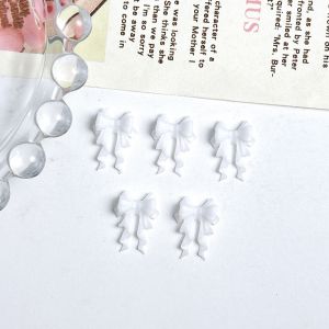 30 Chiếc Nơ Ruy Băng Độc Đáo Trang Trí Móng Tay Chất Liệu Nhựa Resin Màu Trơn Kiểu Nơ Dùng Làm Phụ Kiện Trang Trí Tóc Móng Tay Phụ Kiện Làm Móng Acrylic Tự Làm