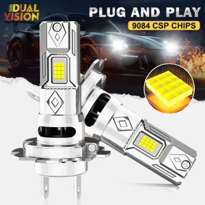 H7 Led Headlight Bulbs CANBUS 30000LM 120W Car Turbo Driving Headlamp Super Bright 9084 CSP Chips 6000K Wireless Mini Lamp 12V