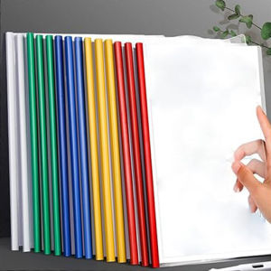 10pcs/Set Transparent Plastic Book Cover / A4 Report Sliding Folder / Waterproof and Wear-Resistant Books Protective Cover