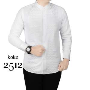 (best seller 2026) ready xxl baju koko terbaru slimfit kattun model terbaru