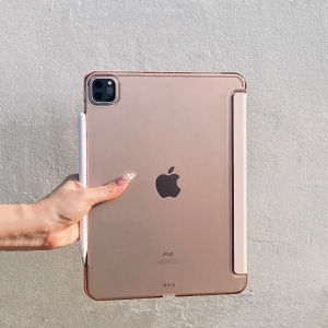 KENKE iPad case Frosted transparent hard case for ipad 2024 Air 13 inch air 11 inch 2022 m2 pro 11 inch ipad 10th gen 5th 6th Air 1 air 2 mini 6 Air 5th gen air 4th gen case ipad 10.2 inch 9th 8th 7th gen Thin and light bending protective case