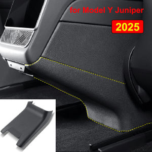 For Tesla Model Y Juniper 2025 Model 3 Highland Armrest Rear Seat Anti-Kick Board Panel Cover TPE Child Anti Dirty Kickproof Mat