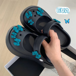 Sweet Mary Jane Half Slippers Womens Summer Outdoor Versatile Slip-Resistant Beach Shoes Thick Bottom Anti-Slip Sandals