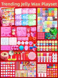 Stress Relief DIY Craft Kit Jelly Wax Material
