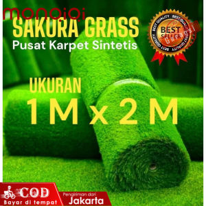 MEGA PROMO RUMPUT SINTETIS 100X200 CM TIPE SWISS TEBAL 3 CM TERMURAH