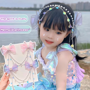 กิ๊บติดผม ประดับโบว์ริบบิ้น แฮนด์เมด ถูก CG คลิปผม โบว์ นางฟ้า สวยเจ้าหญิง คลิปผม อุปกรณ์เสริมผมสำหรับสาว, ๆ