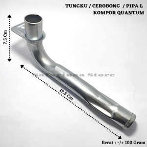 Tungku Cerobong Pipa L Kompor Quantum