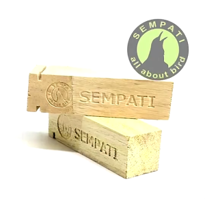 SEMPATI GROSIR Kayu Krikitan Anti Over Birahi Gigitan Burung Lovebird Sempati Isi 100 Mainan Cokotan Media Terpi