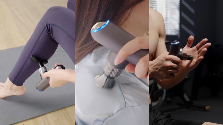 beat couples sex toys Philips Mini Fascial Gun Portable Vibration Massage Gun Muscle Relaxation  Massager 10kg thrust Fitness Equipment