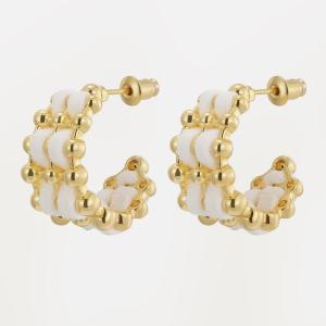 Shining Wind And Sea Chen Jia Hui Zhong Chu Xis Woven Ear Cuff Hong Kong Style Womens Fashion Jewelry Earrings