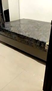 1 Set Kasur Busa Uniland Deluxe 20cm + Divan Sandaran Kancing