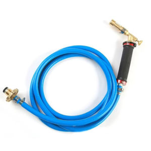 เปลวไฟเชื่อมทองแดงอลูมิเนียมบัดกรีเครื่องมือโพรเพนเหลวไฟฉายแก๊สสําหรับโลหะมีค่า Melting Gas Torch Blower