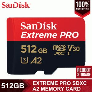 SanDisk Micro SDXC Extreme Pro Class 10 UHS-1 U3 4K A2 Memory Card SDSQXCD-
