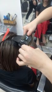 Máy kẹp duỗi tóc hơi nước Steam plus+ chính hãng chuyên dùng cho salon tóc