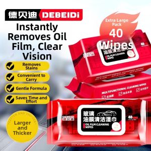 Car Glass Oil Remover Wipes