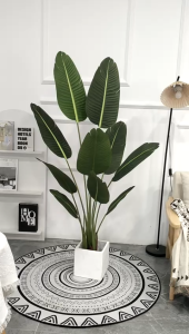 【SG Evergreen】Artificial Traveler Palm – Realistic Indoor Plant for Home & Office Lifelike Artificial Plant for Decor Palm Tree Fake Plants Tall Fake Plants with Pot