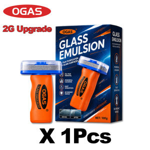 OGAS | OGAS Gen 2 Upgraded Version Car Glass Oil Film Remover Paste with Felt Brush Deep Cleaning Agent Remove Dirt Bird Droppings