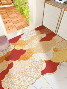 Nordic Style Entrance Door Mat Customizable Indoor Door Mat Dirt Resistant Home Entrance Anti Slip Foot Pad PVC Material