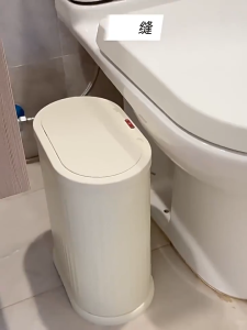 EUNICE Stainless Steel Trash Can Large Capacity Simple Sanitary Bucket 6/12L Smart Trash Can