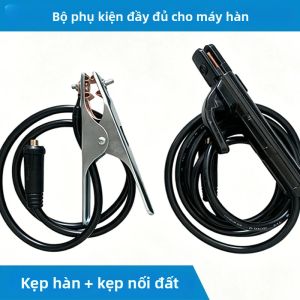 Bộ Phụ Kiện Máy Hàn 28 + 12m Với Đầu Nối Nhanh 10-25 Dây Kẹp Nối Đất Tiêu Chuẩn Quốc Gia Và Dây Kẹp Hàn
