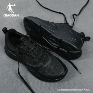 Mens Running Shoes 2025 New Winter Black Dad Shoes Breathable Mesh Upper Soft EVA Midsole Lightweight Outsole