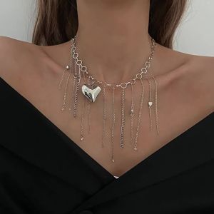 Exquisite French Style Necklace For Women Light Luxury Y2K Multi Layer Imitation Pearl Tassel Neck Chain Girls Trendy Choker