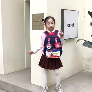 กระเป๋าเป้สะพายหลัง ความจุขนาดใหญ่ ลายการ์ตูนนางฟ้า แฟชั่นสําหรับเด็กผู้ชาย และเด็กผู้หญิงYD19