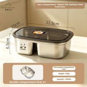 MODERN SWEETHOME | Stainless Steel Compartment Bento Box