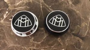 Logo chụp mâm ốp lazang bánh xe ô tô Maybach TY-MB - Chất liệu nhựa ABS cao cấp