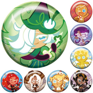 58mm Game Cookie Run Kingdom Sweetberry Sorbet Cosplay Costumes SPTE Tin Plated Pin Badge Accessories Pendant Prop