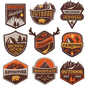 Iron on Patch Fabric DIY Handmade Embroidery Sticker Badge Cool Trendy Personalized Heat Melting Clothing Repair Label