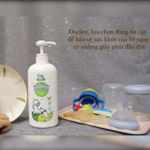 Nước rửa bình Docilee 500ml Made in Thailand