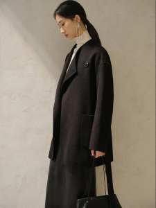 Yigue | 100% Merino Wool Two-Way Ladies Coat