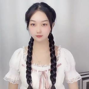 Wig Braid Simulates Natural Twist Braid Fashionable Double Ponytail Fishbone Braid Wig For Women New Ponytail Wig Fishbone Boxer Braid Twist Braid Wig Tocang Rambut Palsu假发辫子