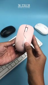 MTECH Mouse Wireless Rechargeable SY 9030 Silent Click Battery Charge M-Tech