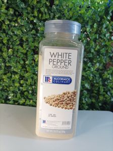 McCormick White Pepper Ground Pet Bots - Ground white pepper - 18 oz (510 g) - Culinary spice for cooking sauces condiments dressings