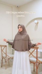 Jilbab Bergo Lengan Kamalia Kerudung Tangan Panjang Bahan Jersey Premium Hijab instan Syari Terbaru Kekinian
