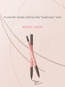 Za Jirei Eyebrow Pencil Double-Ended Waterproof Sweat-Proof Long-Lasting Smudge-Proof Grey for Beginners Clear Instructions