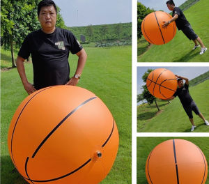 60-100cm Inflatable Balloon Activity Decoration Basketball Childrens Toy Tennis Ball Parent-Child Interactive Beach Ball New