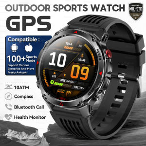 T-Rex 3 Pro Military Grade AGPS Smart Watch 10ATM Waterproof Dual-band GNSS Compass Altimeter AMOLED Swim Sports Smart Watch Men