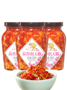 Extra Hot Garlic Flavored Chili Paste Hunan Specialty Dipping Sauce for Rice Home Use Condiment from Changsha China